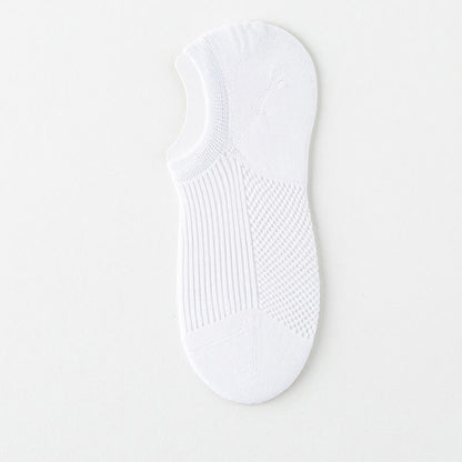 Cotton Breathable No Show Socks(6 Pairs) - White - EU39-44(US6-10) - image 9