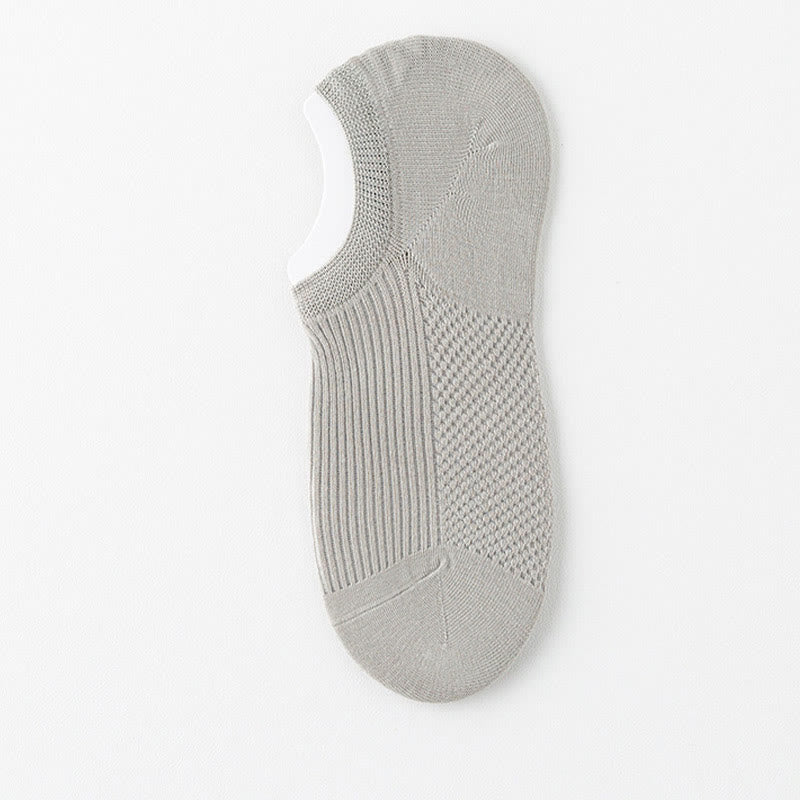 Cotton Breathable No Show Socks(6 Pairs) - Light Gray - EU39-44(US6-10) - image 12