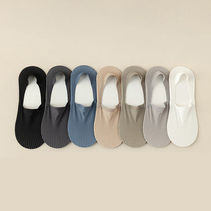 Waffle No Show Socks(7 Pairs) - image 7