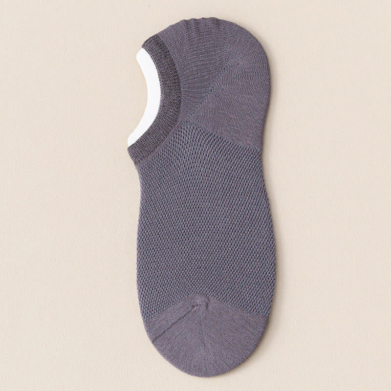 Sweat Wicking No Show Socks(7 Pairs) - Dark Grey - EU38-44(US5-10) - image 13