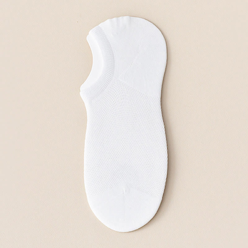 Sweat Wicking No Show Socks(7 Pairs) - White - EU38-44(US5-10) - image 7