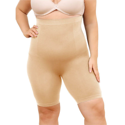 Plus Size High Waist Compression Shorts - image 2