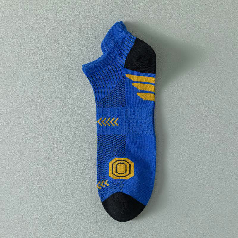 Plus Size Fashion Ankle Compression Socks(5 Pairs) - Royal Blue - EU44-49(US10-14) - image 7