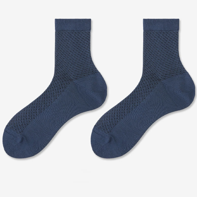 Soft Quarter Socks(5 Pairs) - Navy Blue - EU38-44(US5-10) - image 10