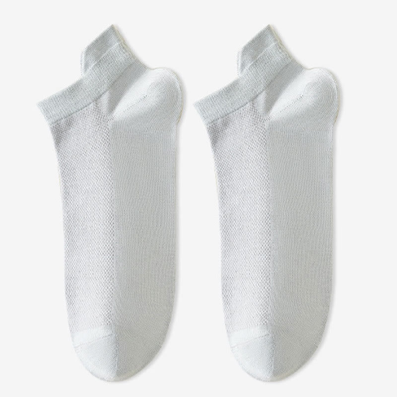 Soft Cotton Ankle Socks(6 Pairs) - Light Gray - EU38-45(US5-11) - image 8