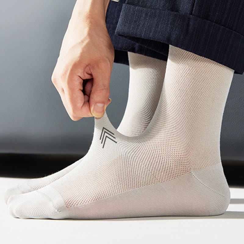 Mesh Classic Quarter Socks(5 Pairs) - image 2