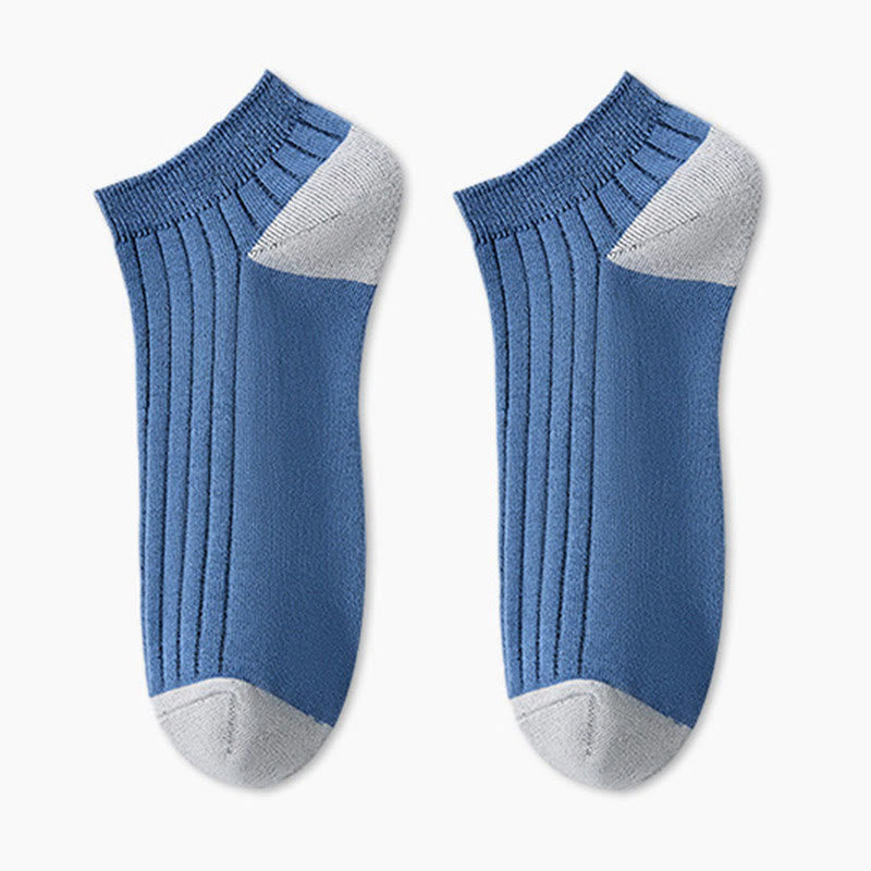 Casual Ankle Socks(5 Pairs) - Navy Blue - EU38-45(US5-11) - image 12