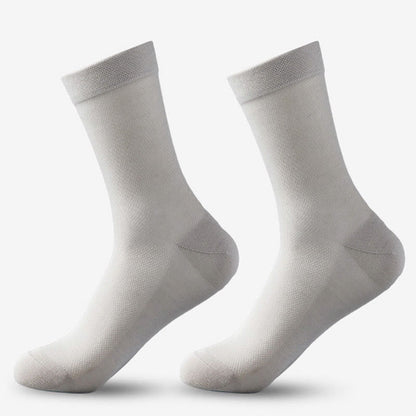 Mesh Classic Quarter Socks(5 Pairs) - Light Gray - EU38-45(US5-11) - image 9