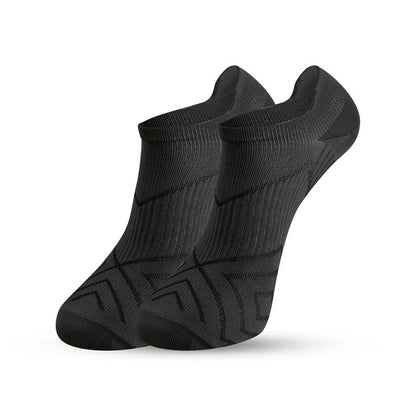 Plus Size Soft Running Ankle Compression Socks(5 Pairs) - Black - EU41-45(US7.5-11) - image 8