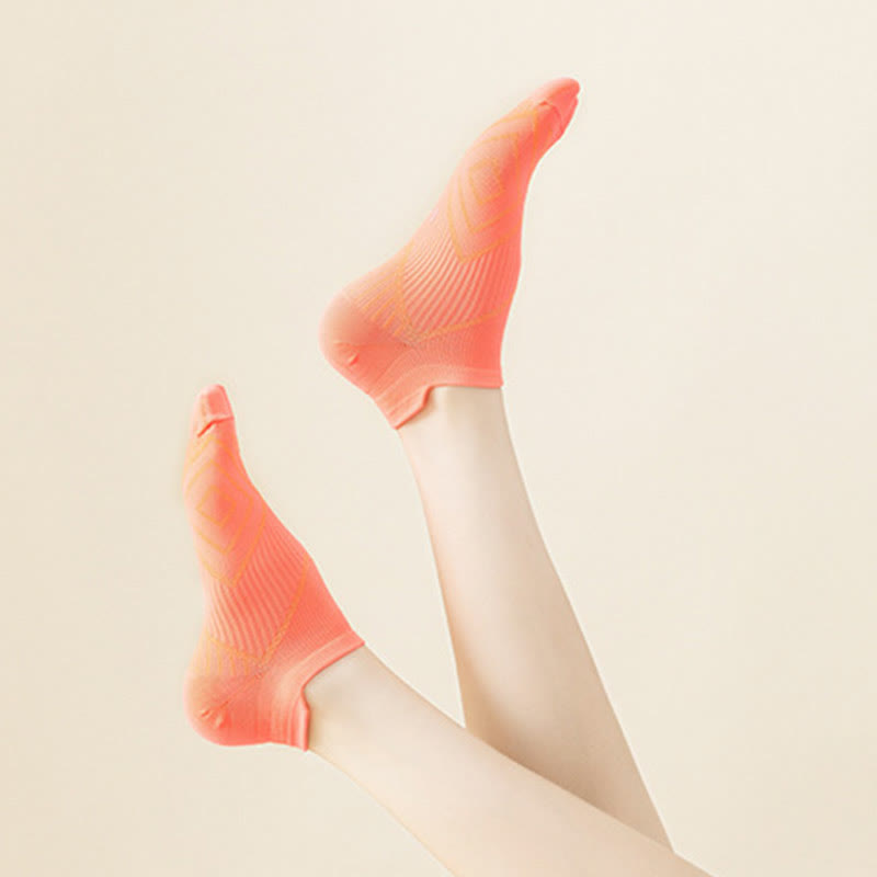Plus Size Soft Running Ankle Compression Socks(5 Pairs) - image 2