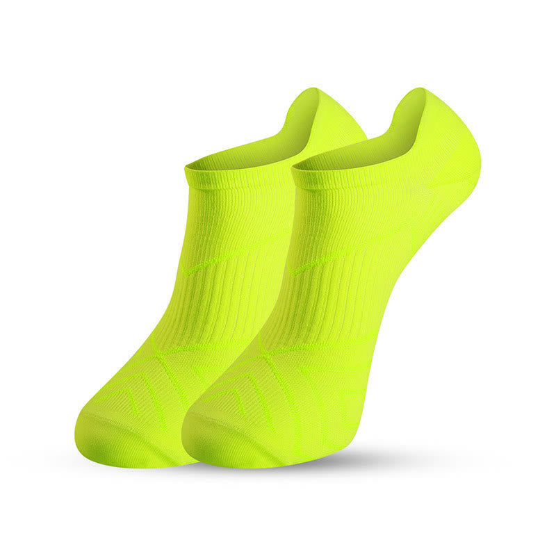 Plus Size Soft Running Ankle Compression Socks(5 Pairs) - Green - EU41-45(US7.5-11) - image 6