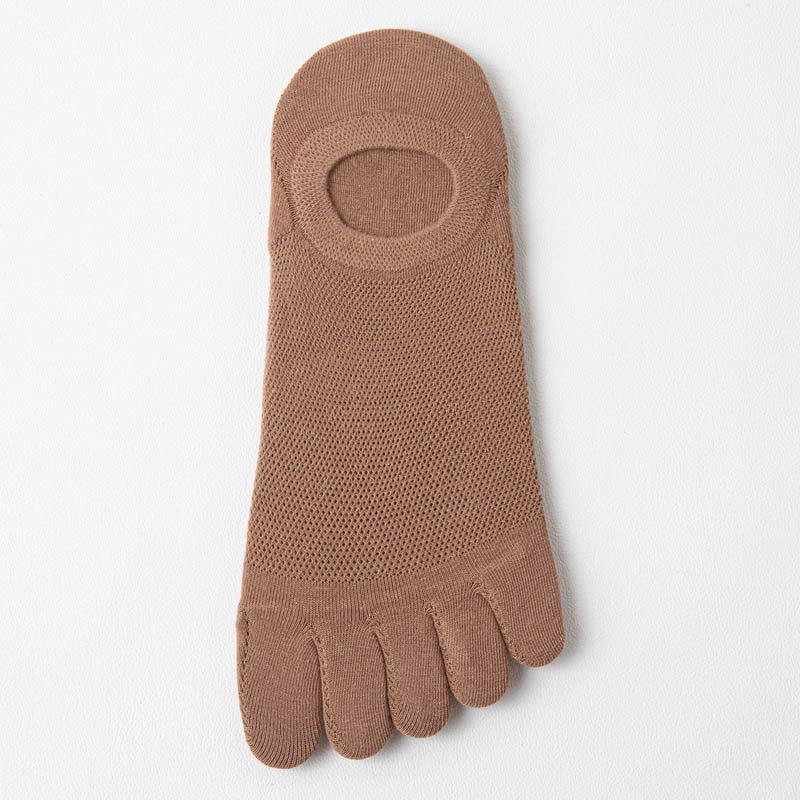 Mesh Alignment Socks(6 Pairs) - Coffee - EU37-43(US4-9) - image 19