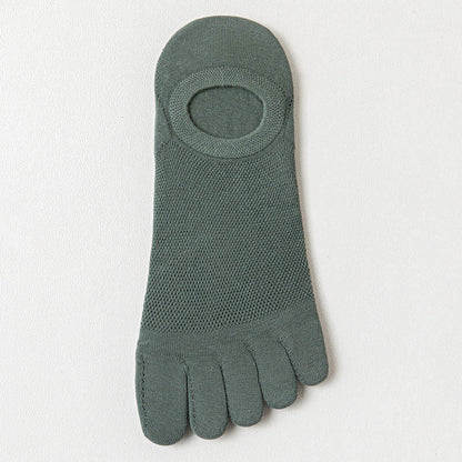 Mesh Alignment Socks(6 Pairs) - Dark Green - EU37-43(US4-9) - image 15