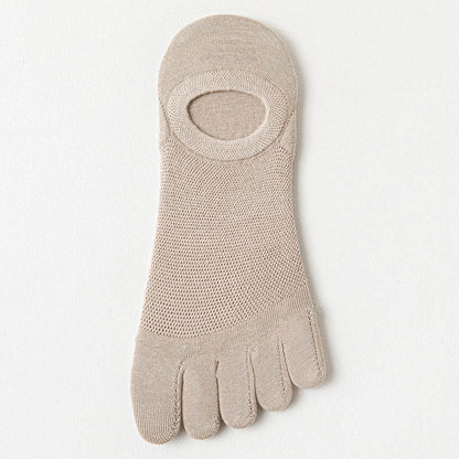 Mesh Alignment Socks(6 Pairs) - Khaki - EU37-43(US4-9) - image 13