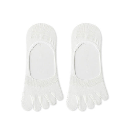 Solid Color Alignment Socks(4 Pairs) - White - EU39-43(US6-9) - image 9