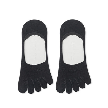 Solid Color Alignment Socks(4 Pairs) - Black - EU39-43(US6-9) - image 8