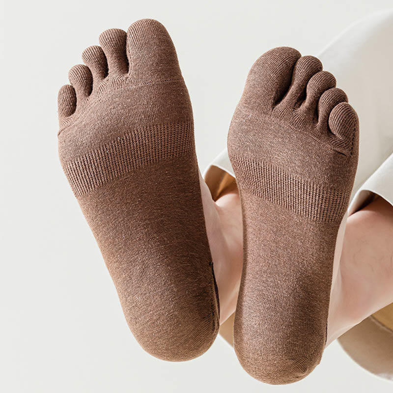 Solid Color Alignment Socks(4 Pairs) - image 2