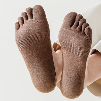 Solid Color Alignment Socks(4 Pairs) - image 2