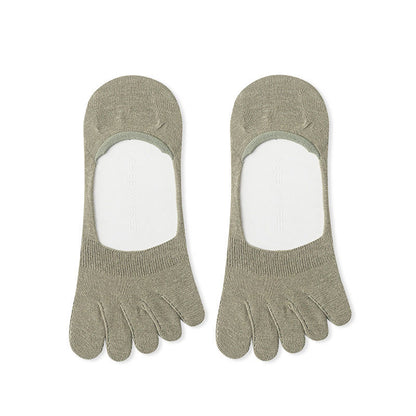 Solid Color Alignment Socks(4 Pairs) - Army Green - EU39-43(US6-9) - image 13