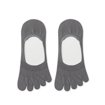 Solid Color Alignment Socks(4 Pairs) - Dark Grey - EU39-43(US6-9) - image 11