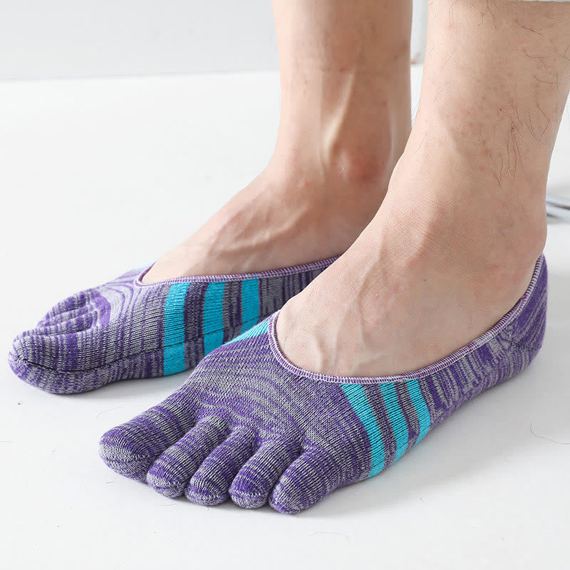 Retro Alignment Socks(5 Pairs) - Purple - EU39-44(US6-10) - image 10