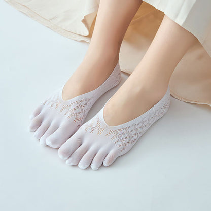 Anti Slip Alignment Socks(5 Pairs) - White - EU36-40(US3-7) - image 10