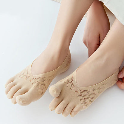 Anti Slip Alignment Socks(5 Pairs) - Nude - EU36-40(US3-7) - image 8