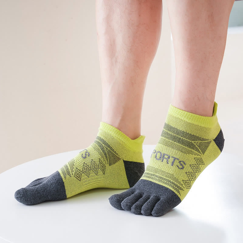 Sport Alignment Socks(5 Pairs) - Green - EU39-45(US6-11) - image 2