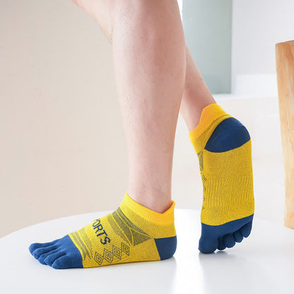 Sport Alignment Socks(5 Pairs) - Yellow - EU39-45(US6-11) - image 10