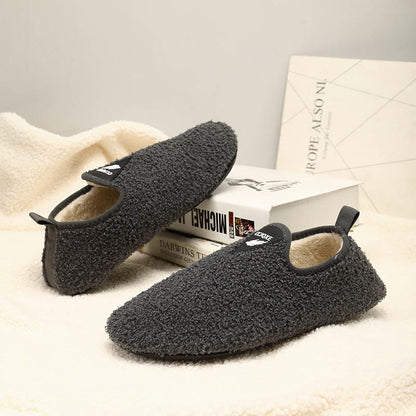 Plus Size Soft Outer Slipper Socks - Grey - 3XL - image 3