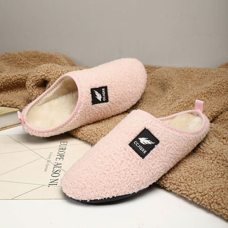 Plus Size Solid Color Classic Slippers - Pink - 3XL - image 5