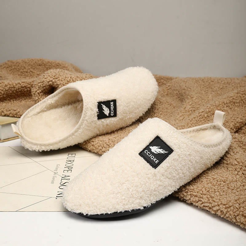 Plus Size Solid Color Classic Slippers - image 1