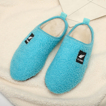 Plus Size Solid Color Classic Slippers - Lake Blue - 3XL - image 9