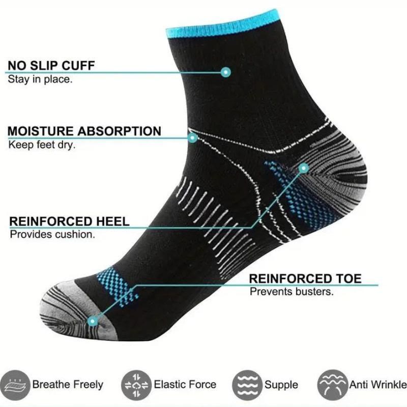 Elastic Sports Ankle Compression Socks(10 Pairs) - image 2