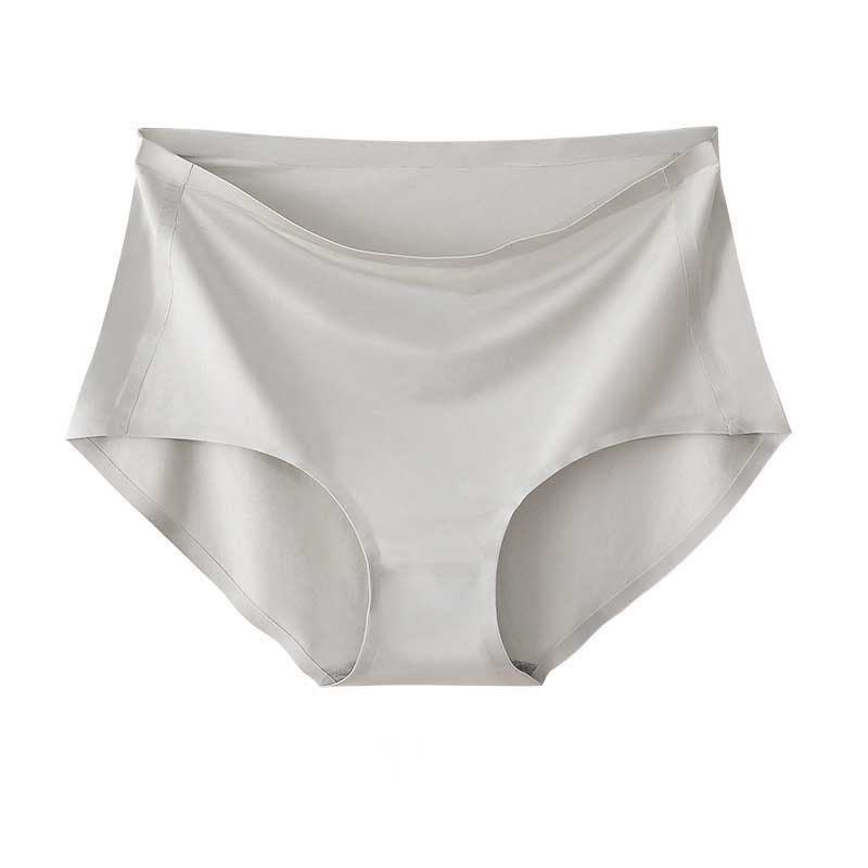 Summer Ice Silk Panty(3 Packs) - Light Gray - 4XL - image 1