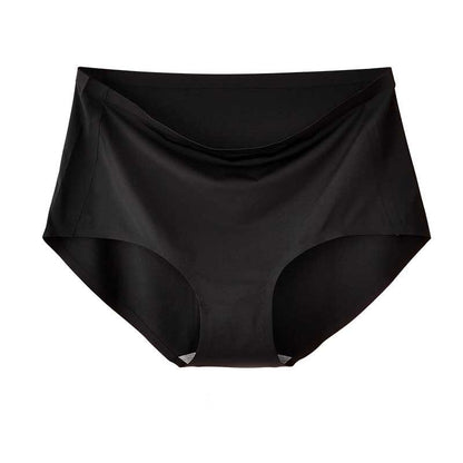 Summer Ice Silk Panty(3 Packs) - Black - 4XL - image 5