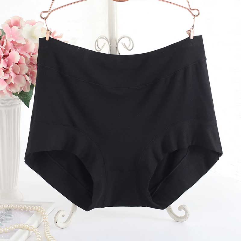 High Waist Soft Panty(3 Packs) - Black - XL - image 2