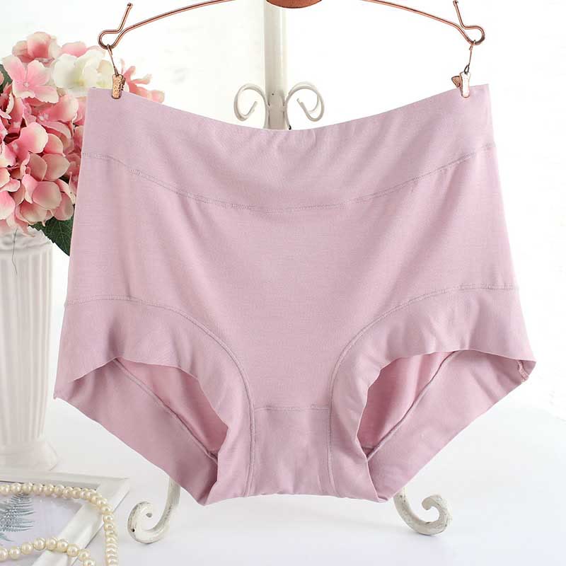 High Waist Soft Panty(3 Packs) - Purple - XL - image 5