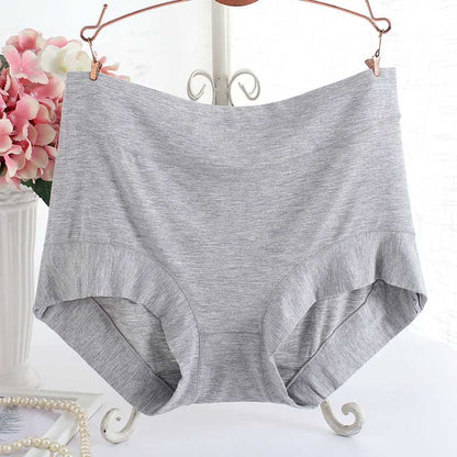 High Waist Soft Panty(3 Packs) - Grey - XL - image 7