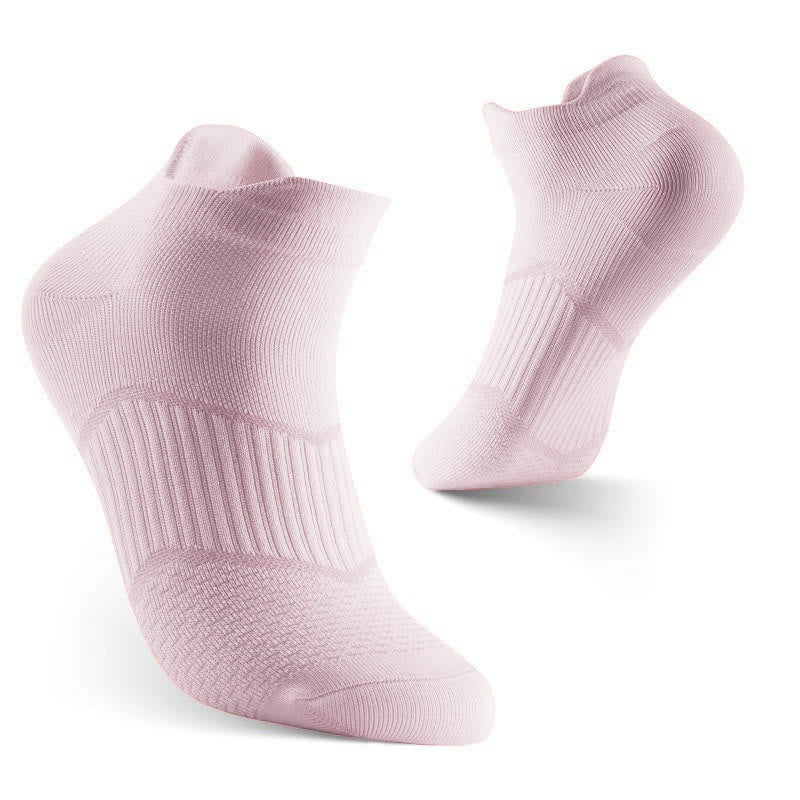 Plus Size Fitness Quick Dry Ankle Compression Socks(8 Pairs) - Pink - EU37-45(US4-11) - image 4