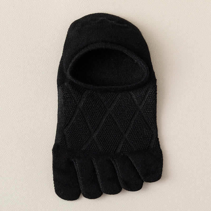 Diamond Lattice Alignment Socks(7 Pairs) - Black - EU39-44(US6-10) - image 5