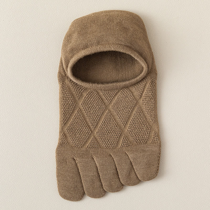 Diamond Lattice Alignment Socks(7 Pairs) - Khaki - EU39-44(US6-10) - image 9