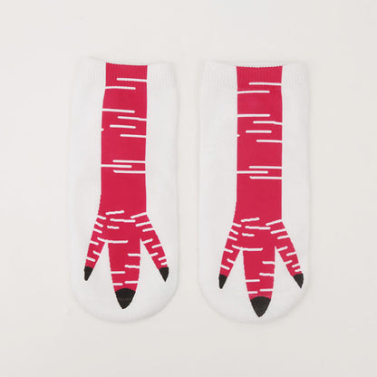 Plus Size 3D Chicken Feet Ankle Socks(4 Pairs) - image 2