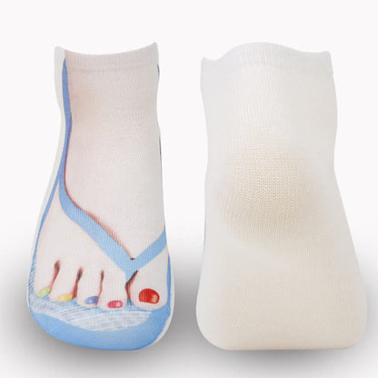 3D Flip Flops Ankle Socks(3 Pairs) - image 4