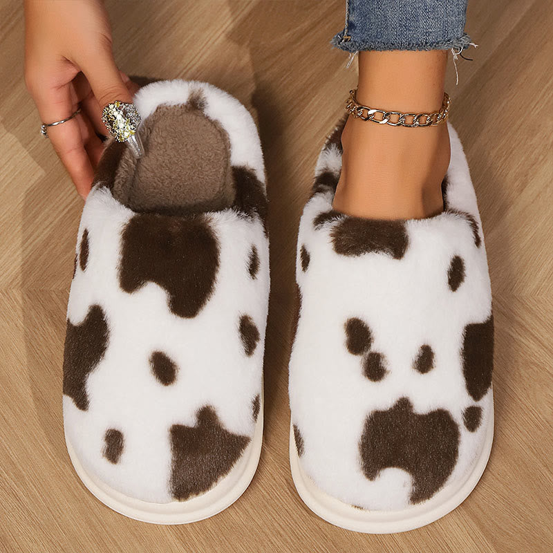 Plus Size Spots Slippers(2 Pairs) - Coffee - US 9-10 - image 9