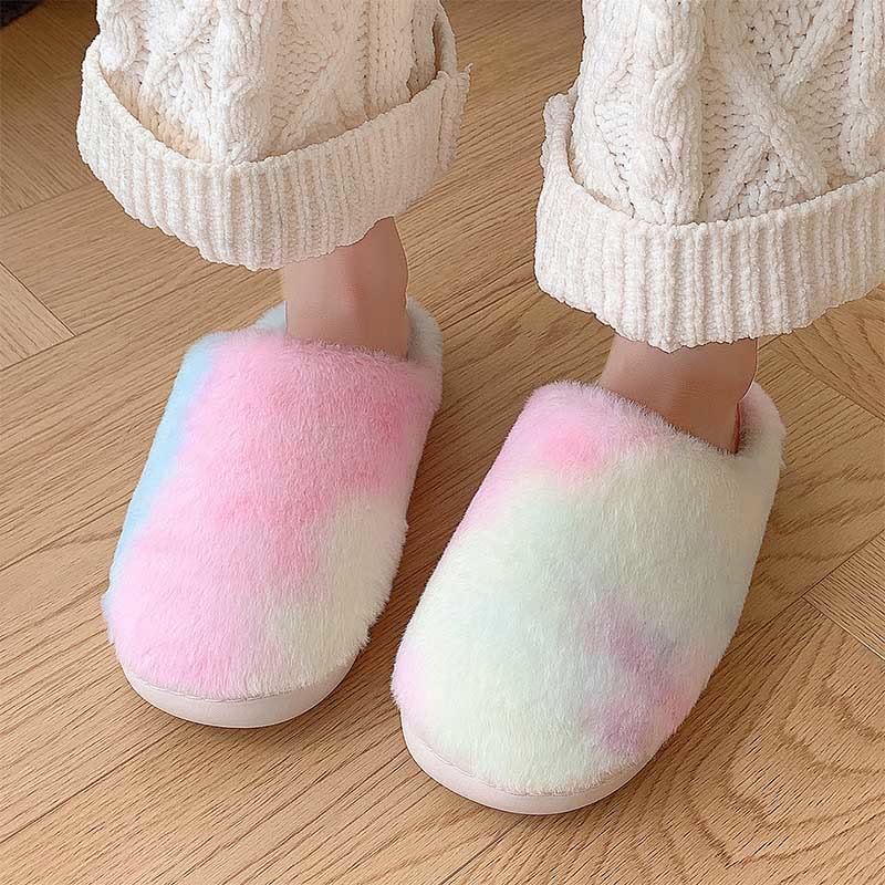 Plus Size Gradient Slippers - Pink - US 10-11 - image 8