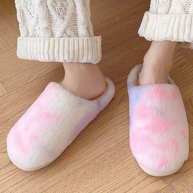 Plus Size Gradient Slippers - Purple - US 10-11 - image 7