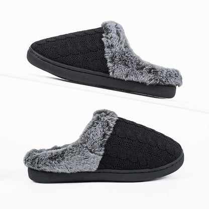 Plus Size Anti Slip Slippers - Black - 2XL - image 10