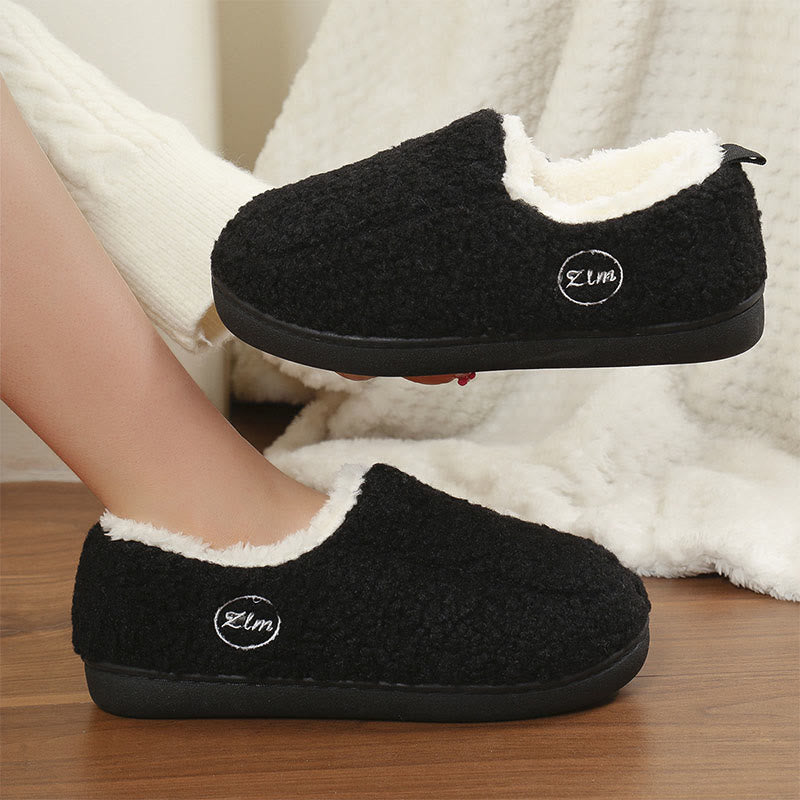 Plus Size Solid Color Warmth Slipper Socks - image 4