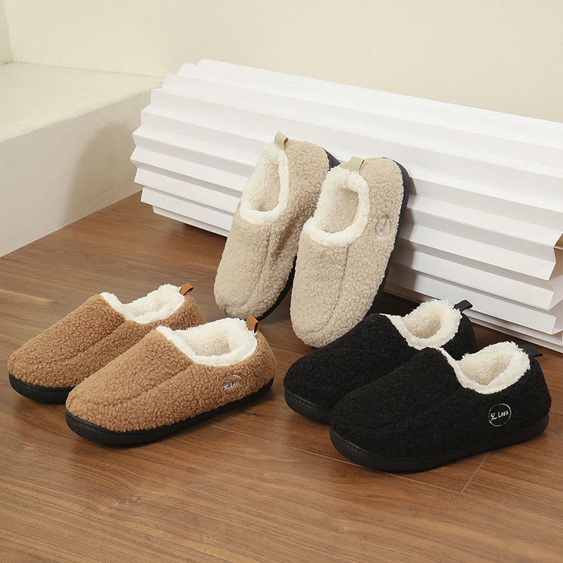 Plus Size Solid Color Warmth Slipper Socks - image 10